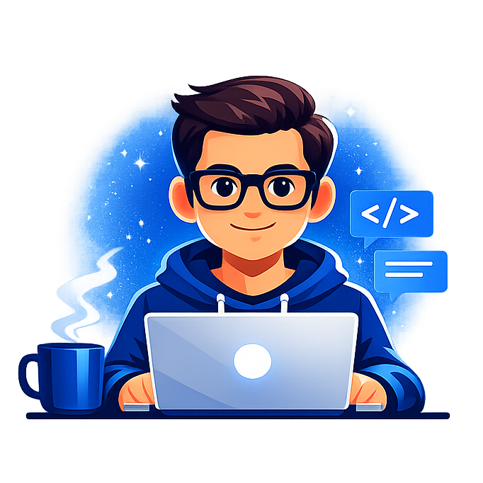 Avatar illustrant un papa geek entouré de ses passions : tech, projets et famille